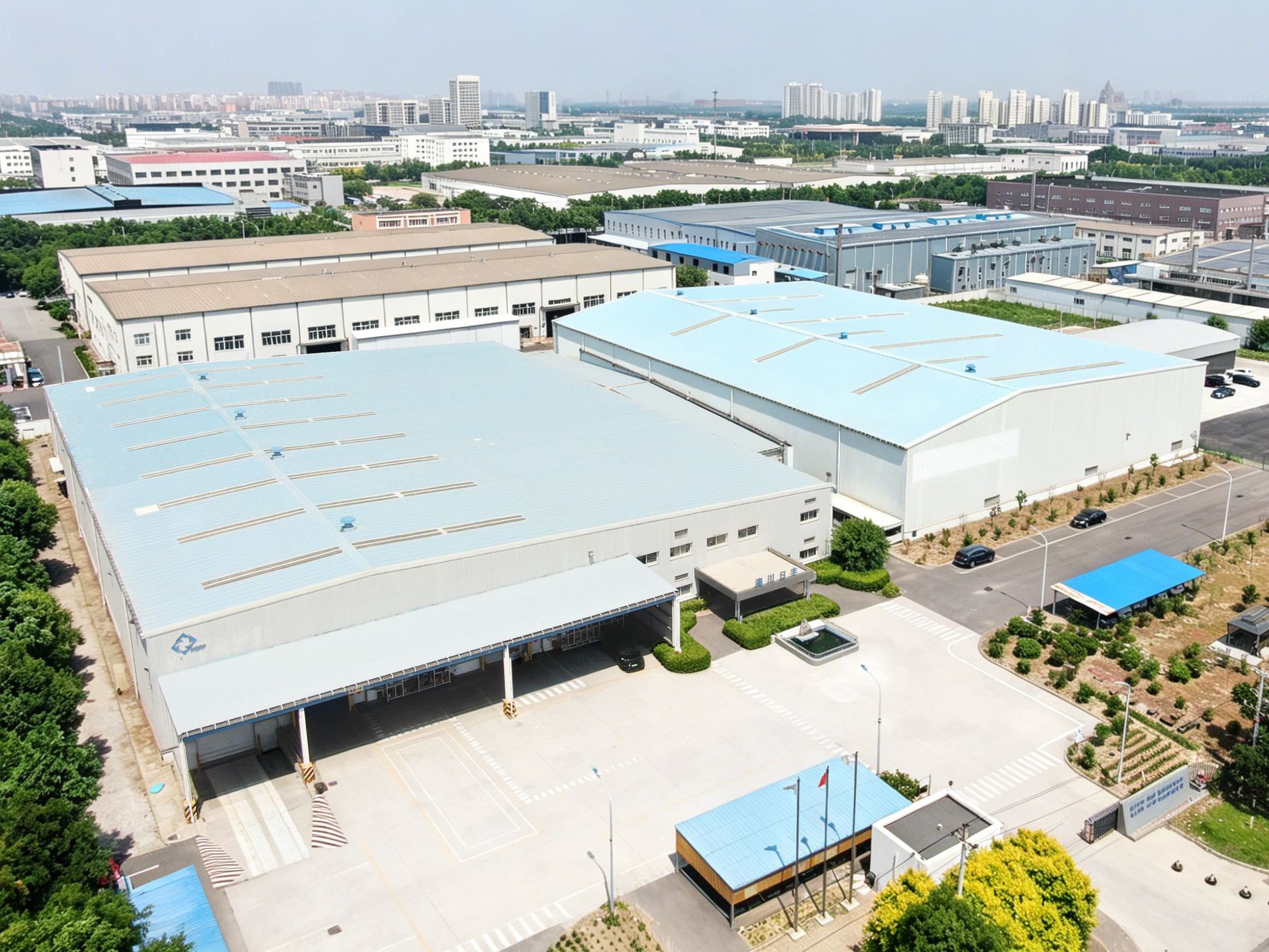 Panoramic view of HCRF Tianjin headquarters campus